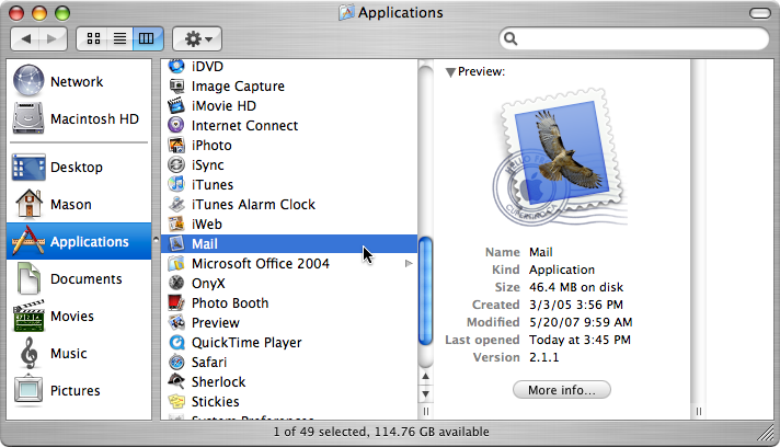 i movie 2004 for mac application