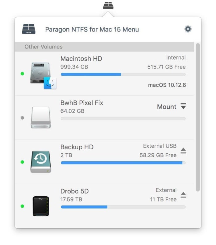 paragon ntfs for mac still controlling my external hard drive